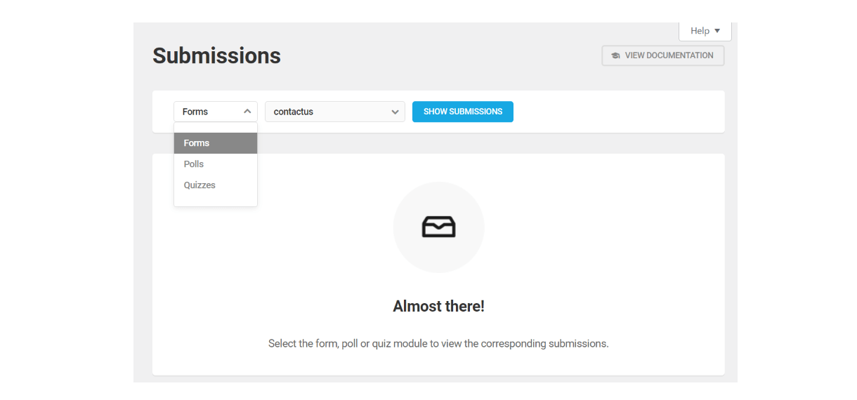 forminator submissions
