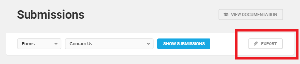 Export submissions in Forminator