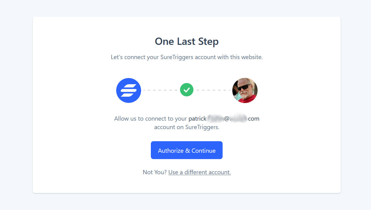 Authorize SureTriggers to connect to your site