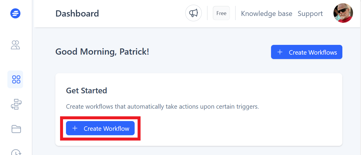 Create a new SureTriggers workflow