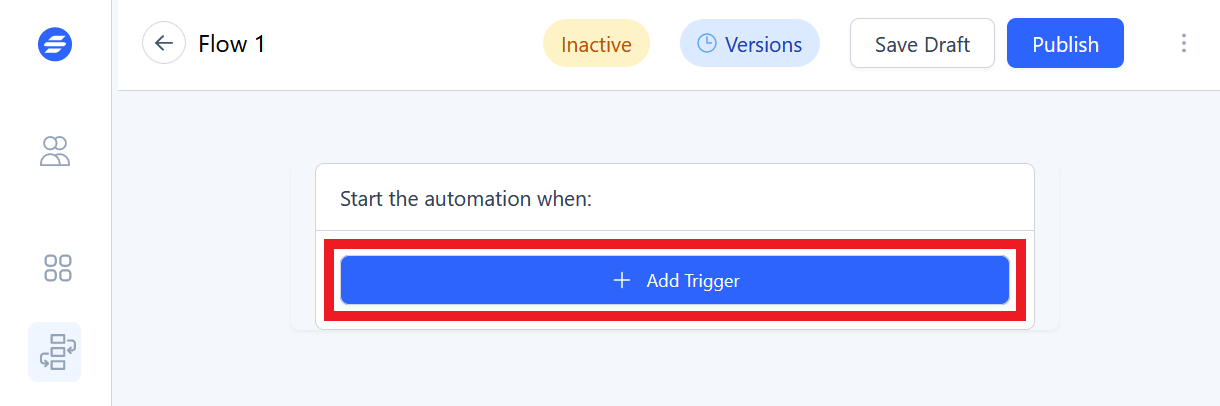 Add a trigger to a new SureTriggers workflow