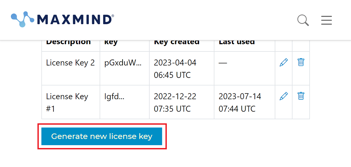 generate license key