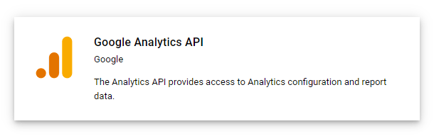 Google Analytics API