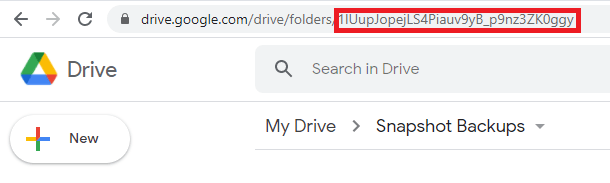 google drive directory ID