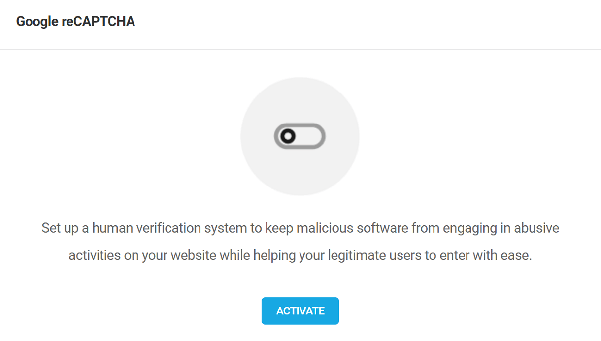 Google recaptcha