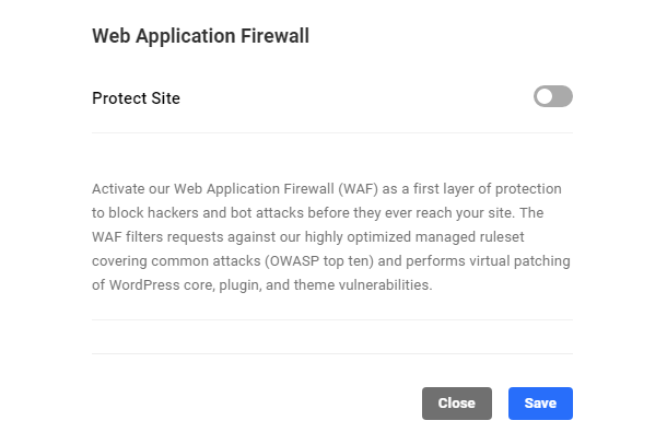 Activate-hosting-waf