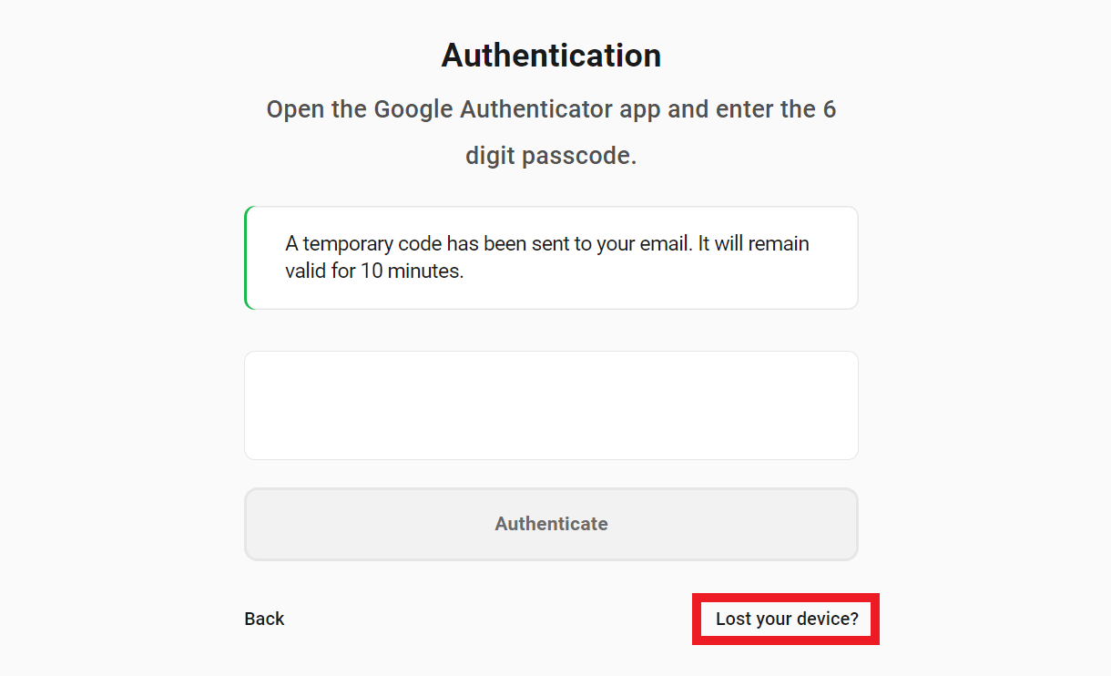 Get a one-time passcode for WPMU DEV 2-factor authentication