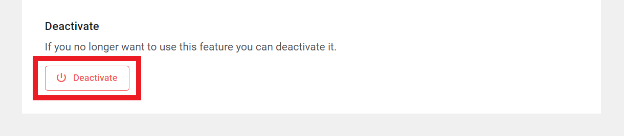 Deactivate hosting reseller in the Hub Client