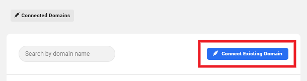Allows the team member to connect existing domains registered elsewhere to the Hub.