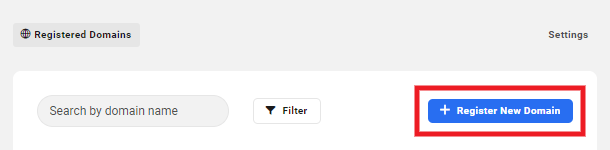Allows the team member to register new domains