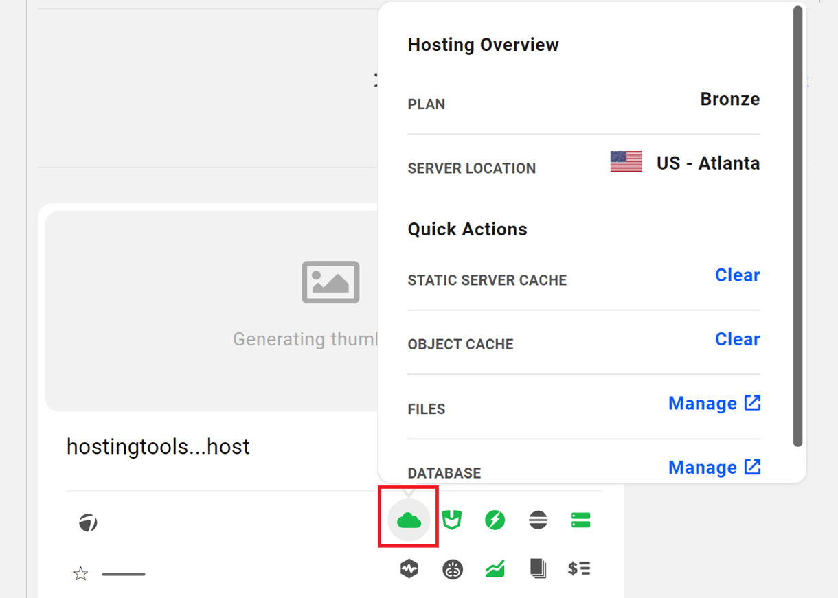 hub hosting icon