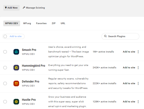 Adding plugins overview