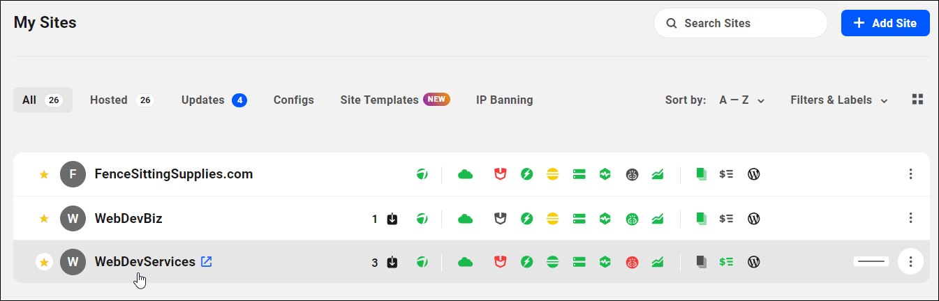 The Hub - My Sites