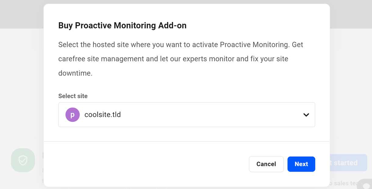 hub pm addon modal