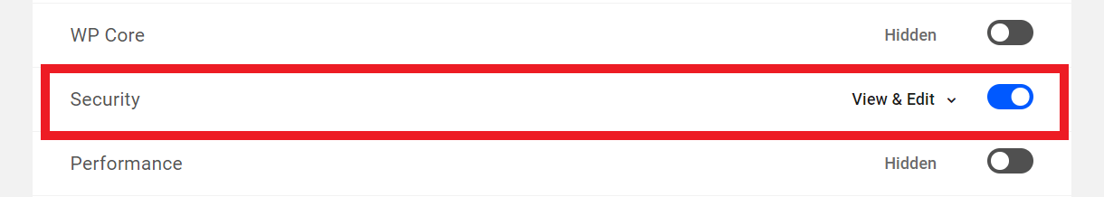 Customize capabilities in the Hub Security module