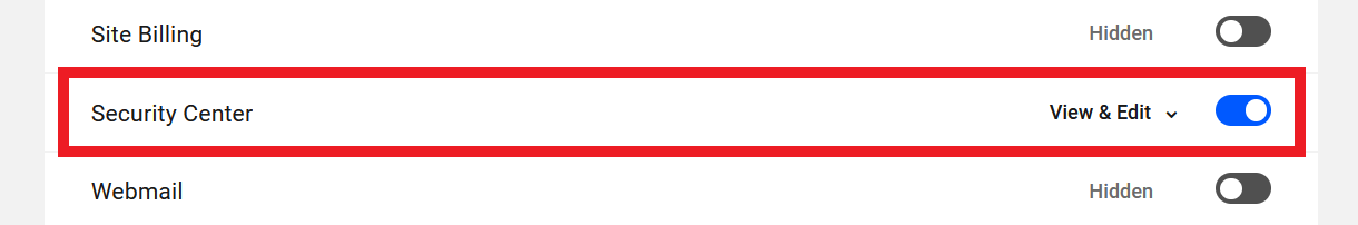 Customize capabilities in the Hub Central IP List module