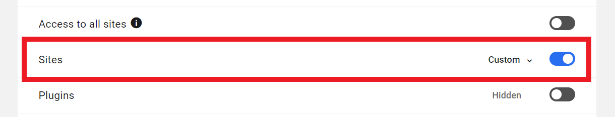 Customize capabilities in the Hub Sites module