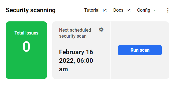 Security scanning module