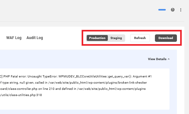 Options for hosting logs available in the Hub
