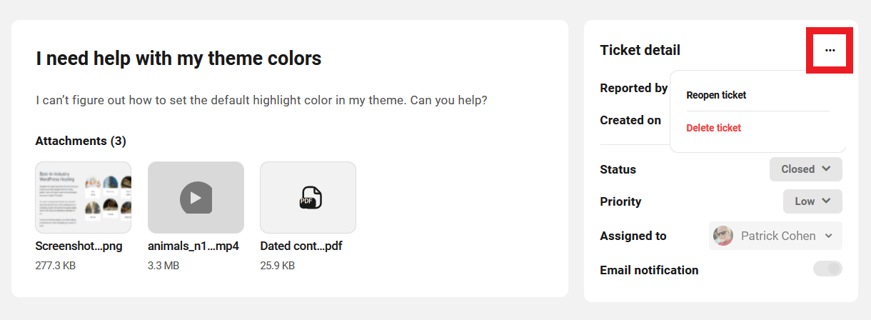 hub tickets client ticket submitted details options@2x