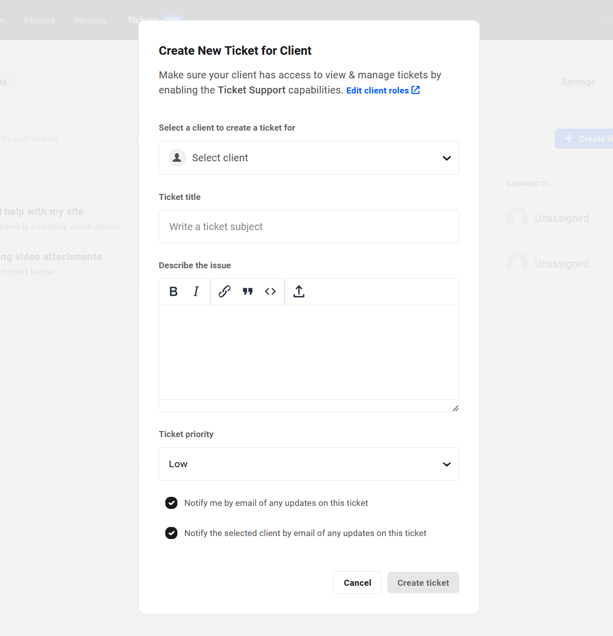 hub tickets create modal@2x