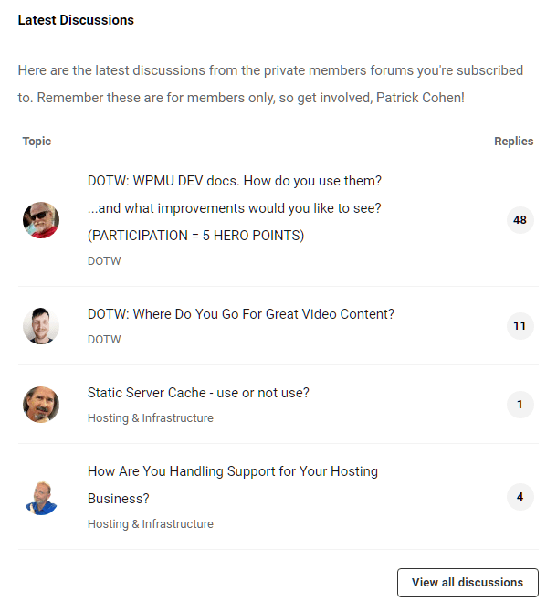 Hub2 Community discussions