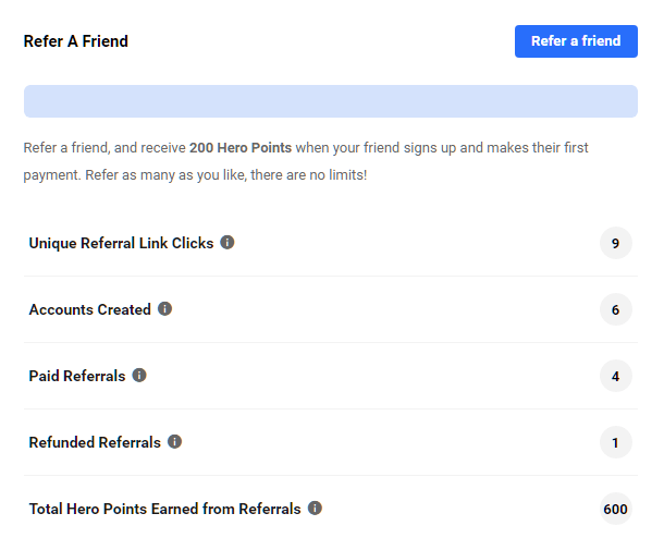 Hub2 Community refer a friend