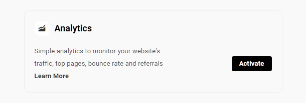 Hub2 overview analytics module inactive
