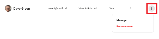 Hub team list options