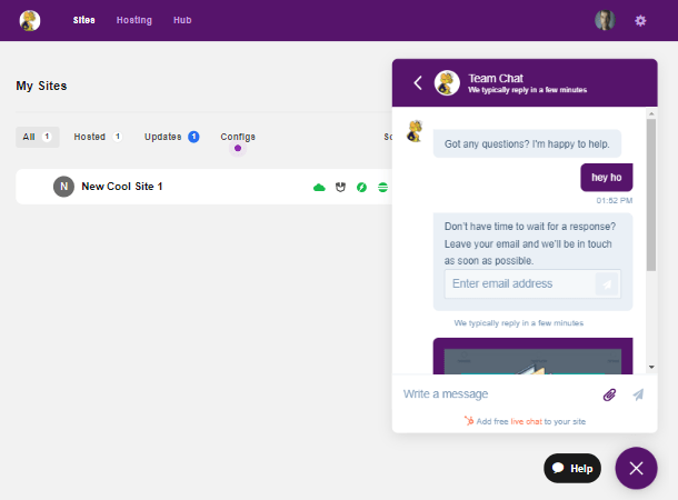 hubspot-chatbox