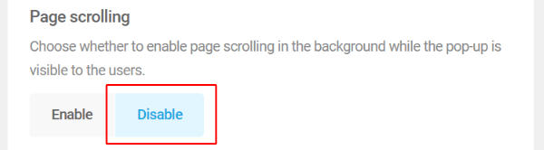 Page Scrolling