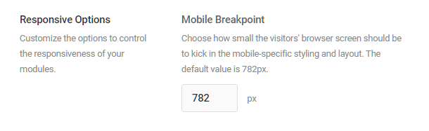Mobile breakpoint option in Hustle