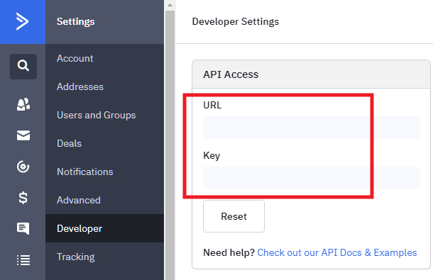 Get ActiveCampaign API key for integration with Hustle