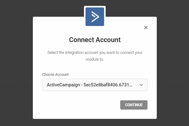 Connect to ActiveCampaign account in Hustle opt-in module