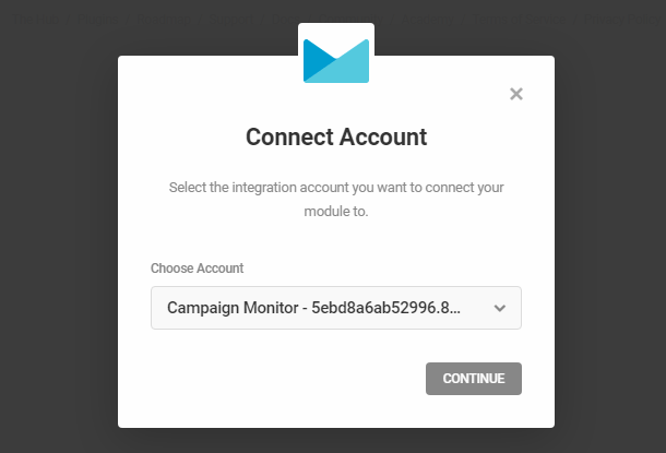 Connect to Campaign Monitor account in Hustle opt-in module
