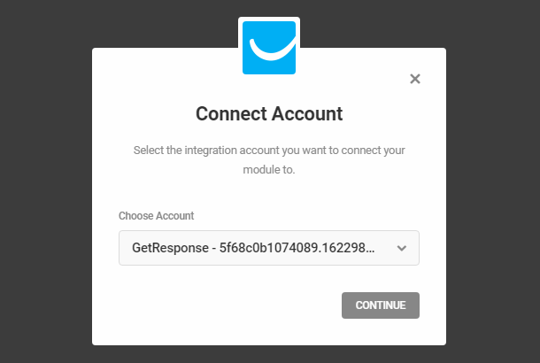 Connect to GetResponse account in Hustle opt-in module