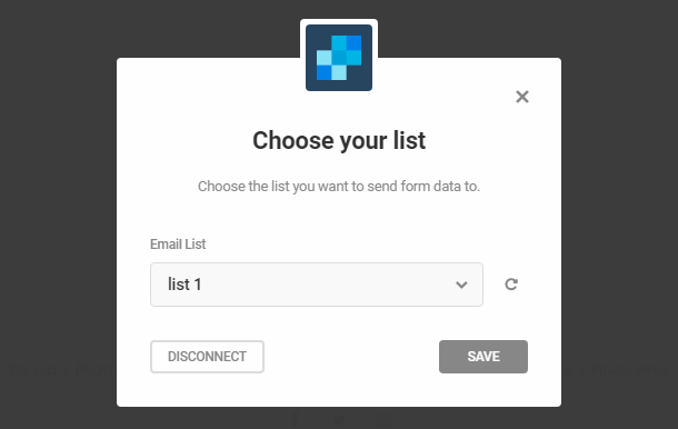 Select SendGrid list in Hustle opt-in module