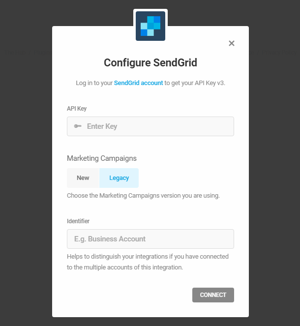 SendGrid integration with Hustle
