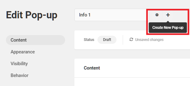 Create a new module from within the Hustle editor