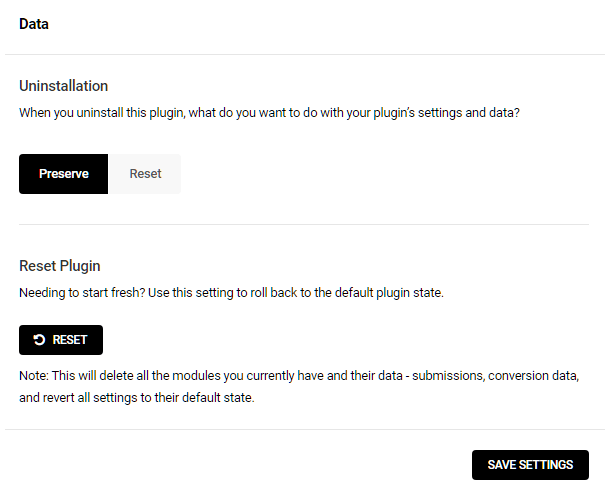 Example of high contrast enabled in Hustle accessibility options