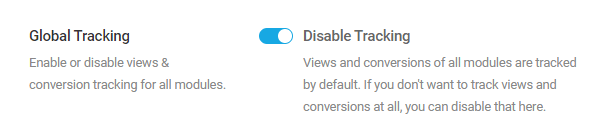 Disable views tracking globally in Hustle