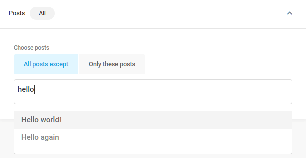Posts visibility condition in Hustle modules