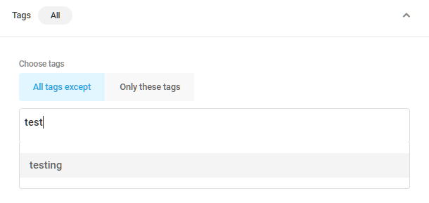 Tag visibility condition in Hustle modules