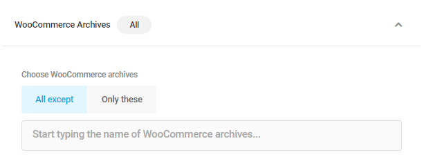 WooCommerce Archives visibility condition in Hustle modules