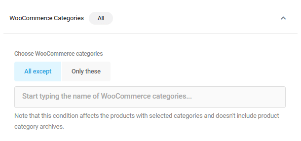 WooCommerce Categories visibility condition in Hustle modules