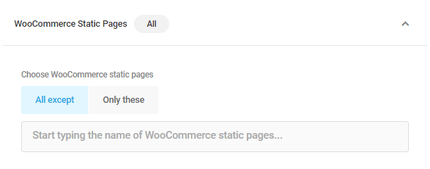 WooCommerce Static Pages visibility condition in Hustle modules
