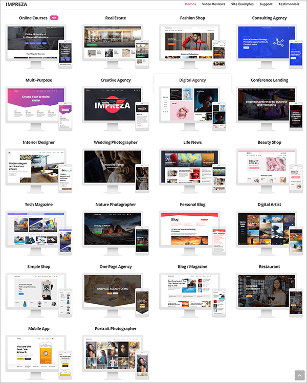 WordPress Impreza Theme