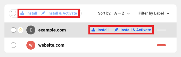 Allows the user to install new plugins on a site.