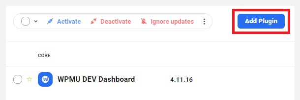 Allows the user to install new plugins on a site