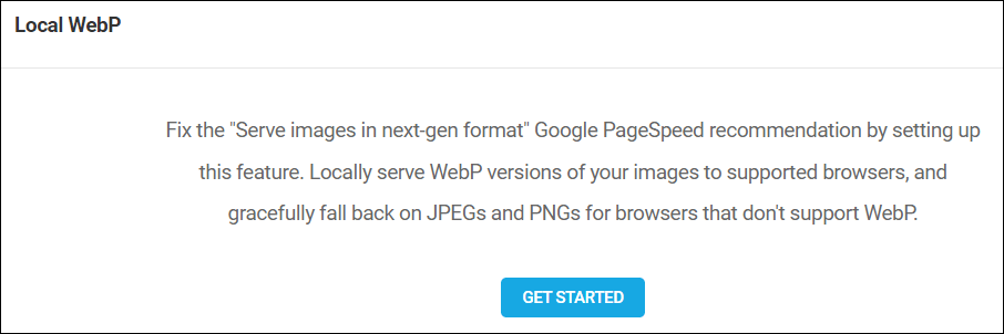 Smush Pro Local WebP activation notice.